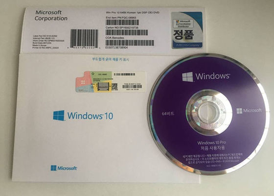 Etiqueta autoadhesiva original del COA del OEM del sistema operativo Microsoft Windows 7 Pro